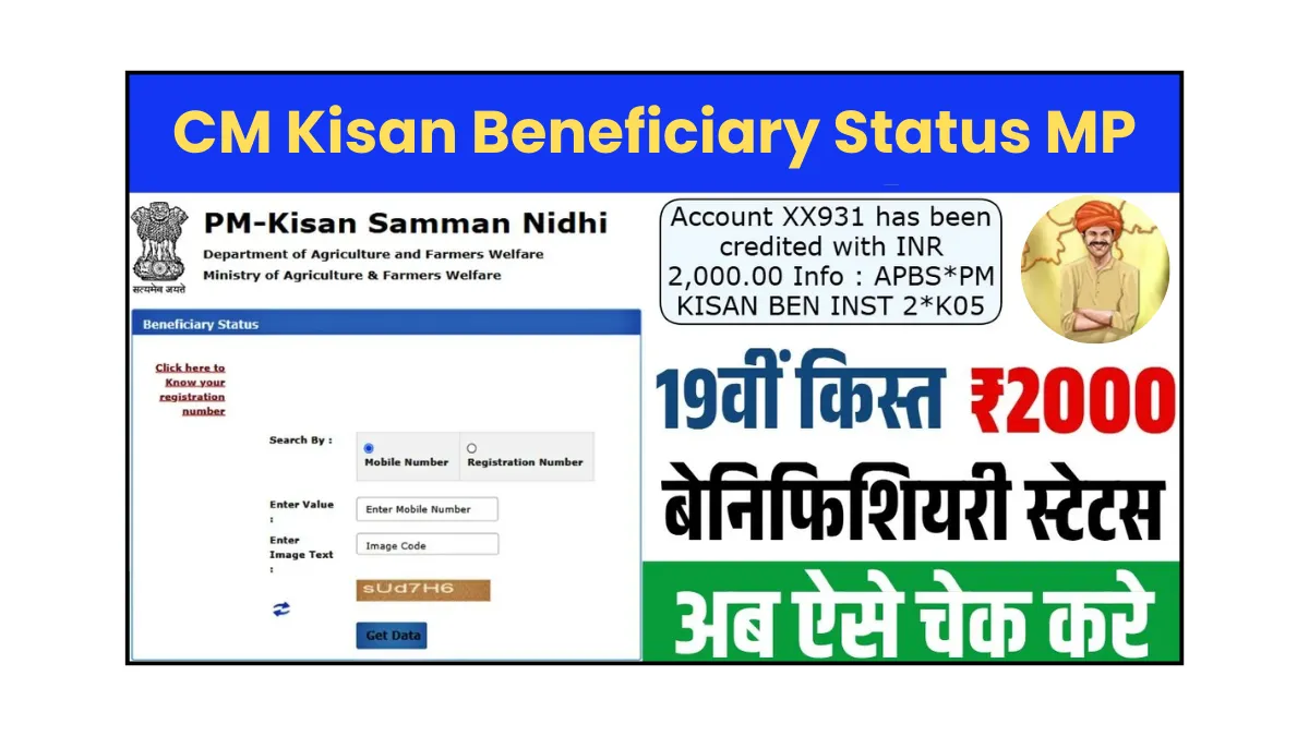 CM Kisan Beneficiary Status MP